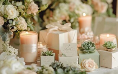 Des souvenirs à emporter : idées de cadeaux pour vos invités de mariage