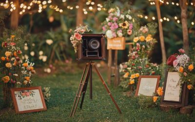 10 idées originales pour un photobooth de mariage inoubliable